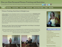 Tablet Screenshot of personal-fitness-trainer-austin.com